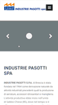 Mobile Screenshot of industrie-pasotti.com